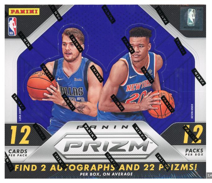 2018-19 Panini Prizm Basketball Hobby Trading Cards
