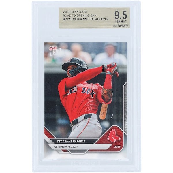 Ceddanne Rafaela Boston Red Sox 2025 Topps Now Road to Opening Day OD - 13 BGS Authenticated 9.5 Card - The Ballers Bank