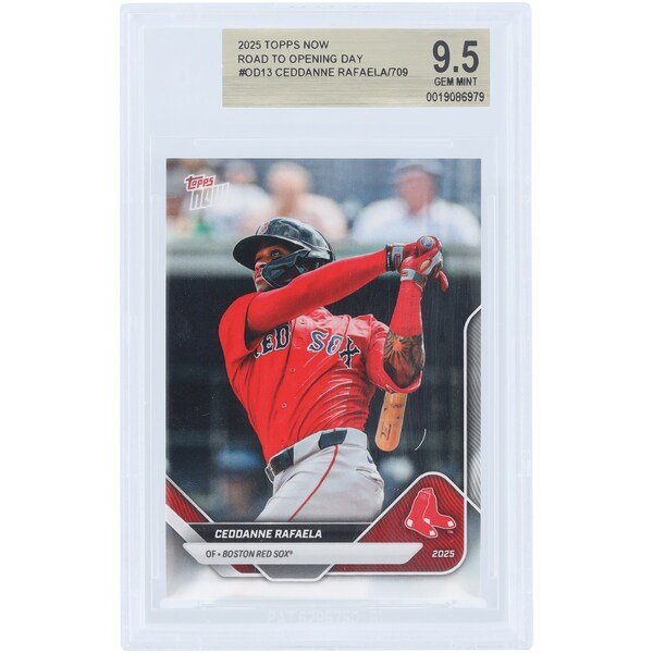 Ceddanne Rafaela Boston Red Sox 2025 Topps Now Road to Opening Day OD - 13 BGS Authenticated 9.5 Card - The Ballers Bank