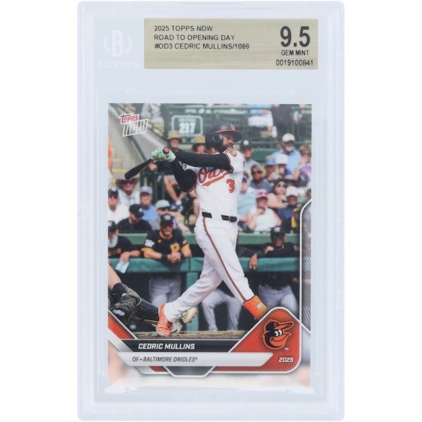 Cedric Mullins Baltimore Orioles 2025 Topps Now Road to Opening Day OD - 3 BGS Authenticated 9.5 Card - The Ballers Bank