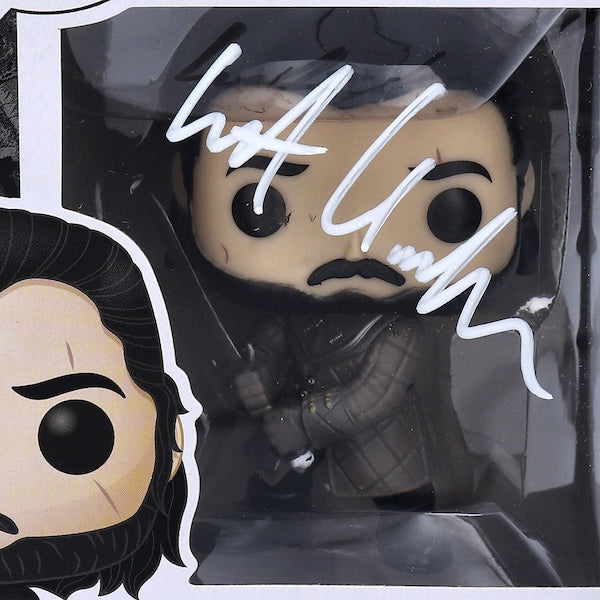 Kit Harington Game of Thrones Autographed Fanatics Authentic Jon Snow Season 8 #80 Funko Pop!