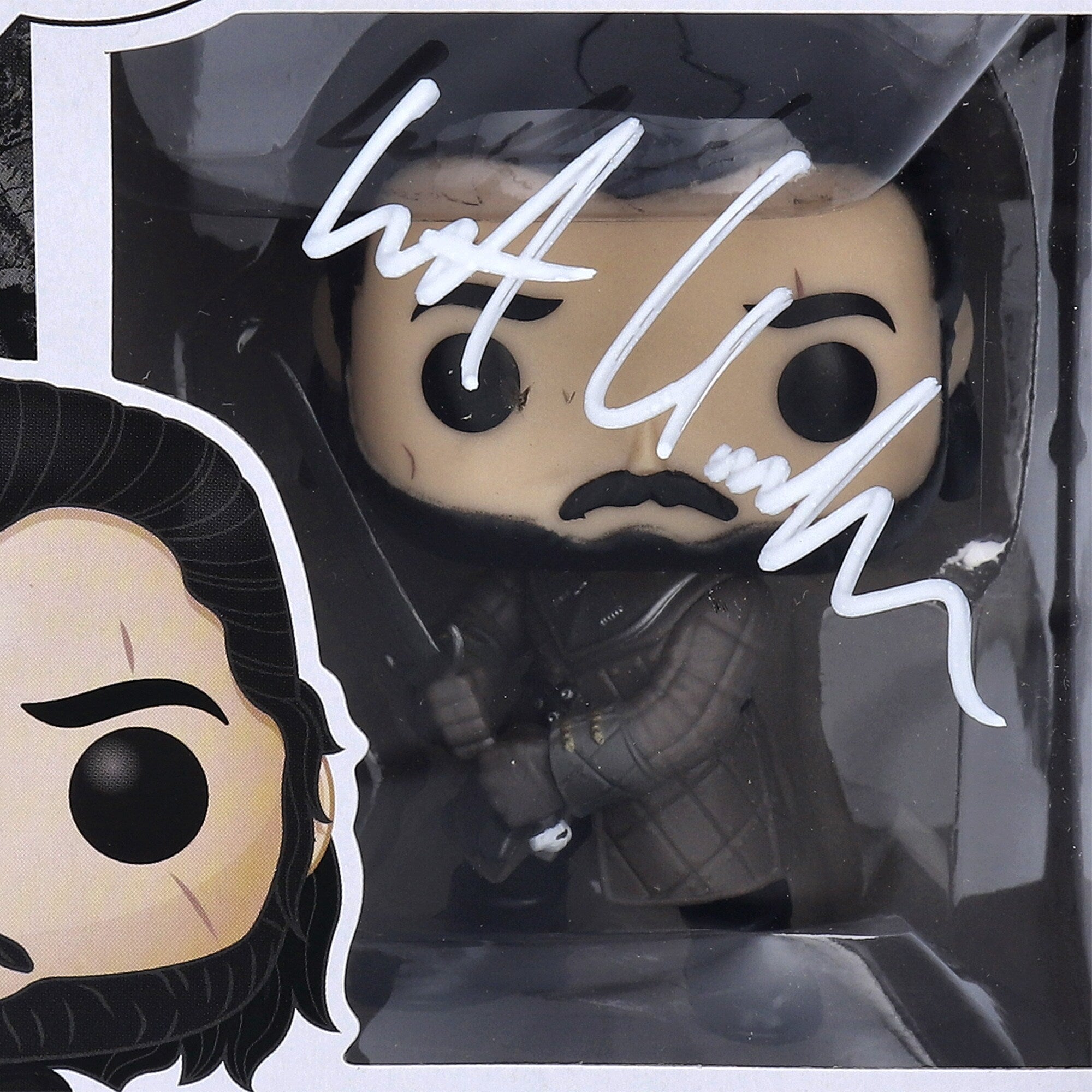 Kit Harington Game of Thrones Autographed Fanatics Authentic Jon Snow Season 8 #80 Funko Pop!