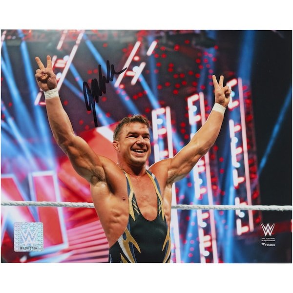 Chad Gable WWE Autographed Fanatics Authentic 8" x 10" Raising Arms Photograph - The Ballers Bank