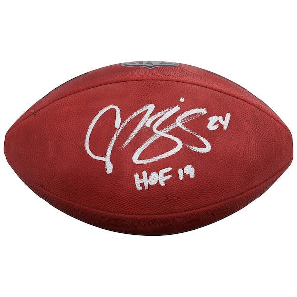 Champ Bailey Denver Broncos Autographed Fanatics Authentic Duke Full Color Football with "HOF 19" Inscription - The Ballers Bank