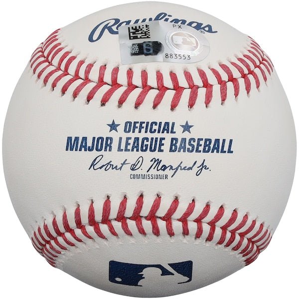 Chase Burns Cincinnati Reds Autographed Fanatics Authentic Baseball with "MLB Debut 6/24/25" Inscription - The Ballers Bank