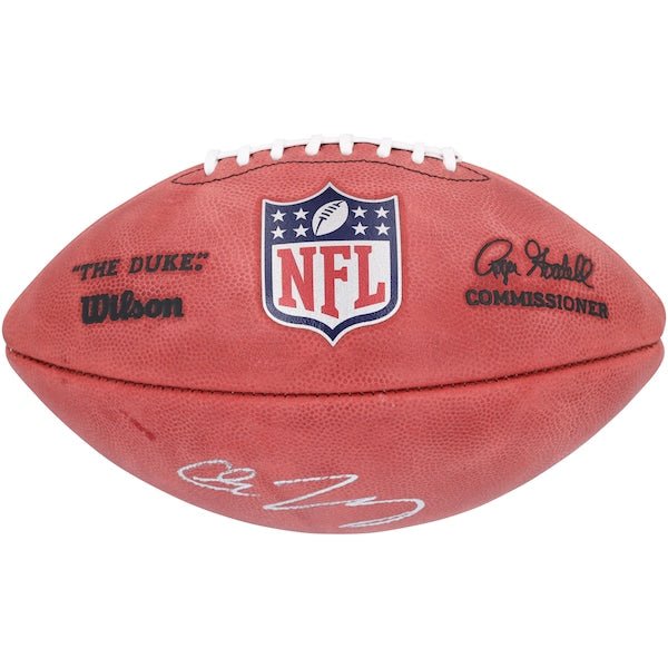 Chase Young New Orleans Saints Autographed Fanatics Authentic Wilson Duke Full Color Football - The Ballers Bank