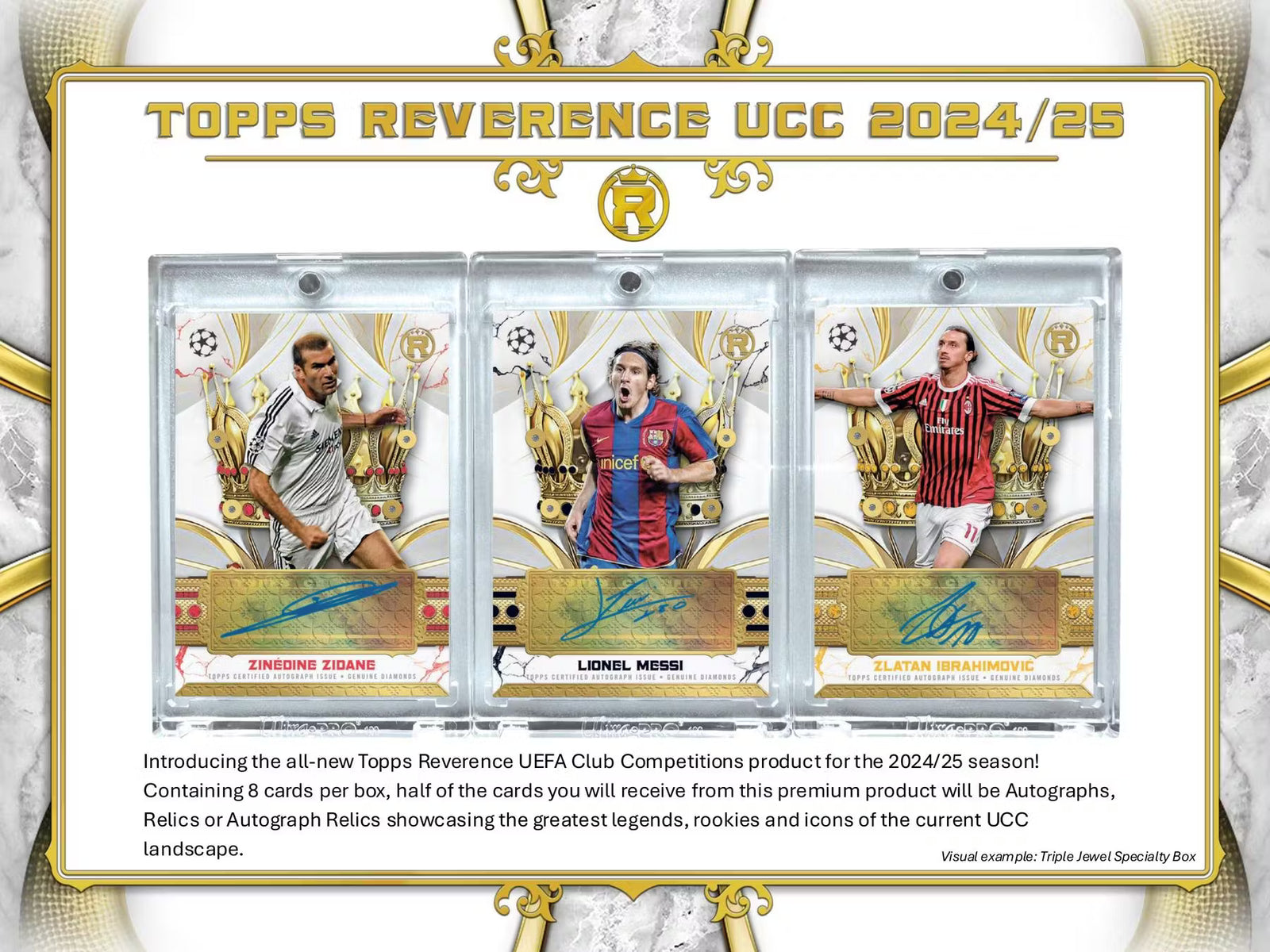 2024-25 Topps Reverence UEFA Club Competitions Soccer Hobby Trading Cards