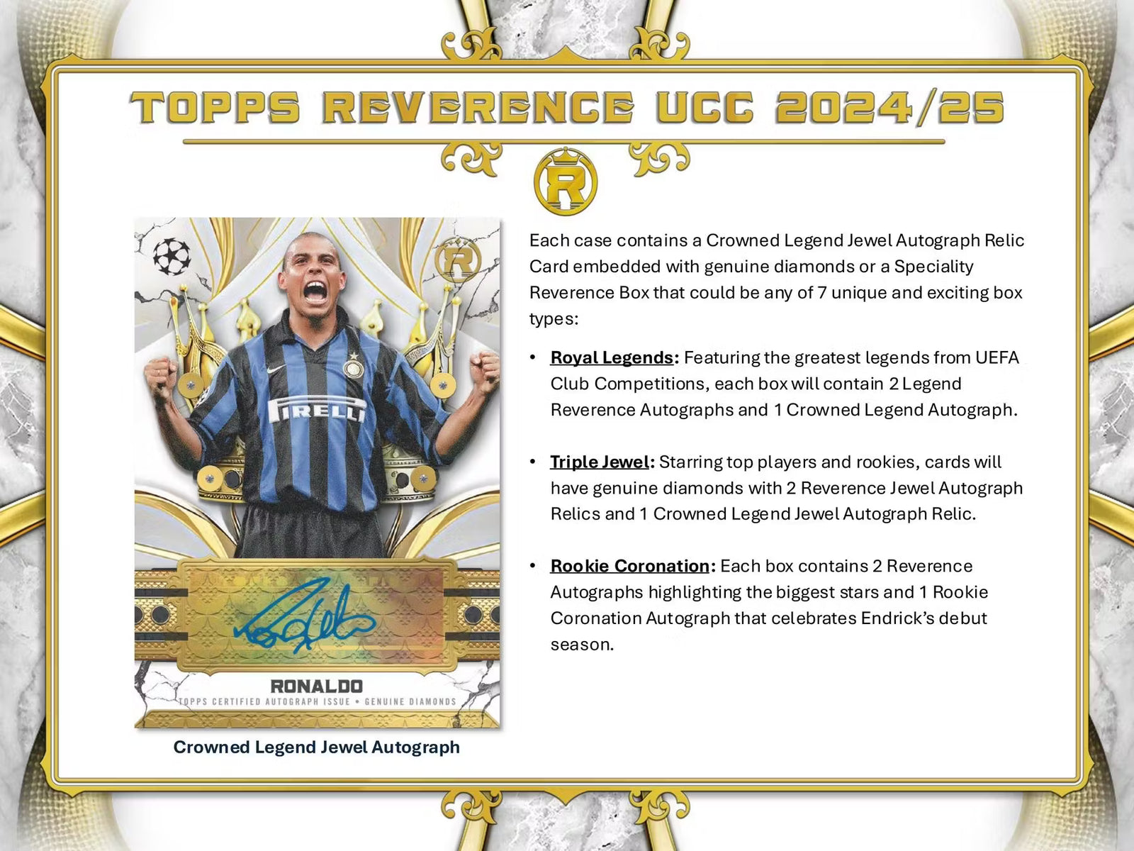 2024-25 Topps Reverence UEFA Club Competitions Soccer Hobby Trading Cards