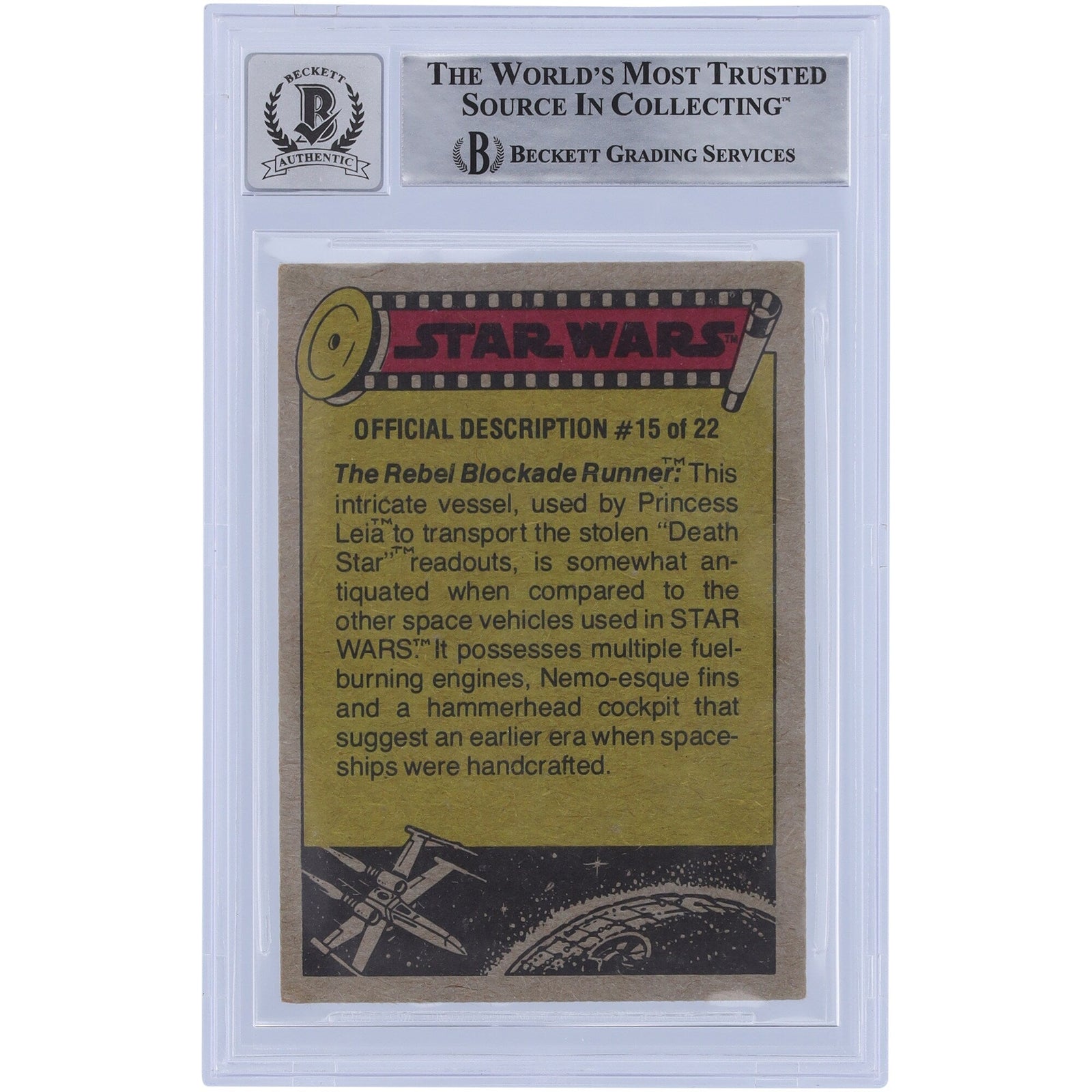 Chris Bunn Star Wars Autographed 1977 Topps Star Wars 179 BGS Authenticated 10 Card - The Ballers Bank