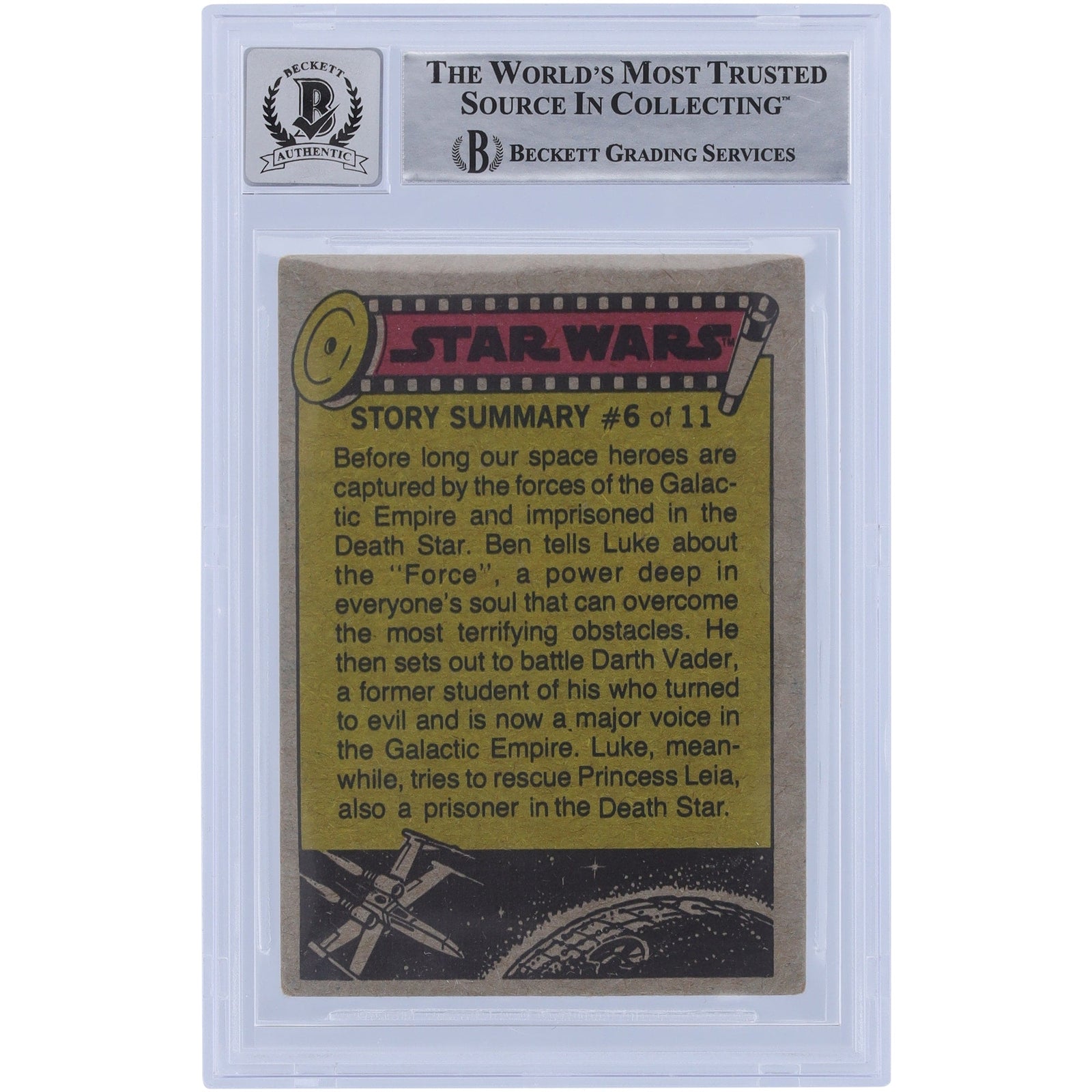 Chris Bunn Star Wars Autographed 1977 Topps Star Wars 32 BGS Authenticated 10 Card - The Ballers Bank