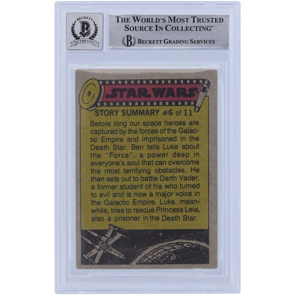 Chris Bunn Star Wars Autographed 1977 Topps Star Wars 32 BGS Authenticated 10 Card - The Ballers Bank