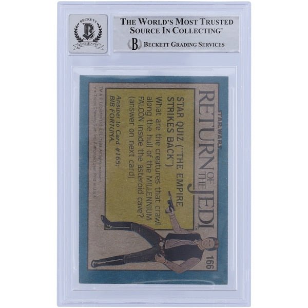 Chris Evans Star Wars Autographed 1983 Topps Return of the Jedi 166 BGS Authenticated 10 Card - The Ballers Bank