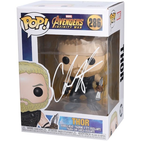 Chris Hemsworth Avengers Infinity War Autographed Fanatics Authentic Thor 286 Funko Pop! - The Ballers Bank