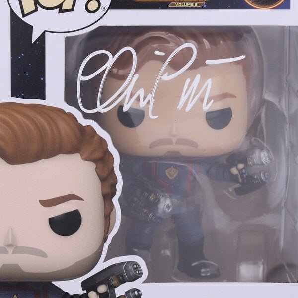 Chris Pratt Guardians of the Galaxy Volume 3 Autographed Fanatics Authentic 1201 Funko Pop! - The Ballers Bank