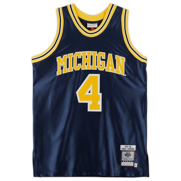 Chris Webber Michigan Wolverines Fanatics Authentic Autographed Mitchell & Ness 1991 - 92 Authentic Jersey - Navy - The Ballers Bank