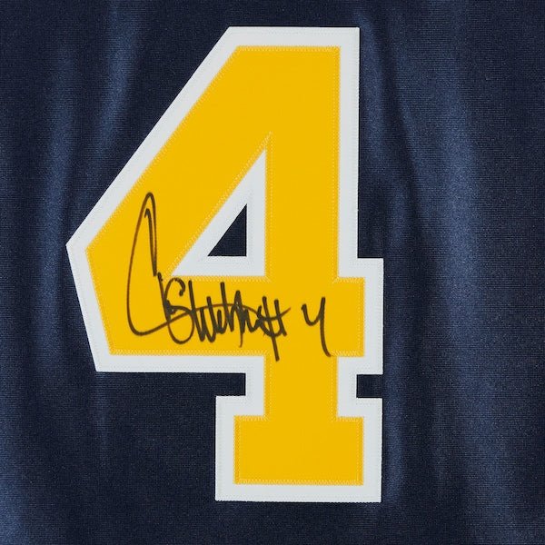 Chris Webber Michigan Wolverines Fanatics Authentic Autographed Mitchell & Ness 1991 - 92 Authentic Jersey - Navy - The Ballers Bank