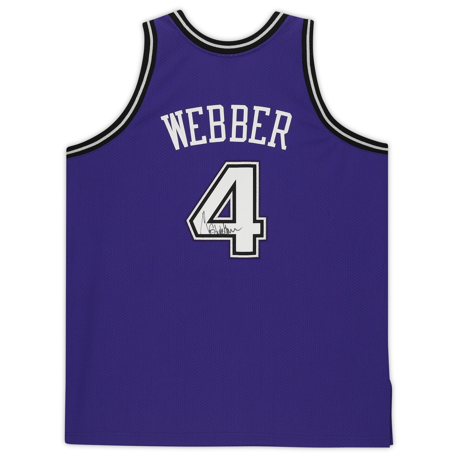 Chris Webber Sacramento Kings Fanatics Authentic Autographed 1998 - 99 Mitchell & Ness Authentic Jersey - Purple - The Ballers Bank