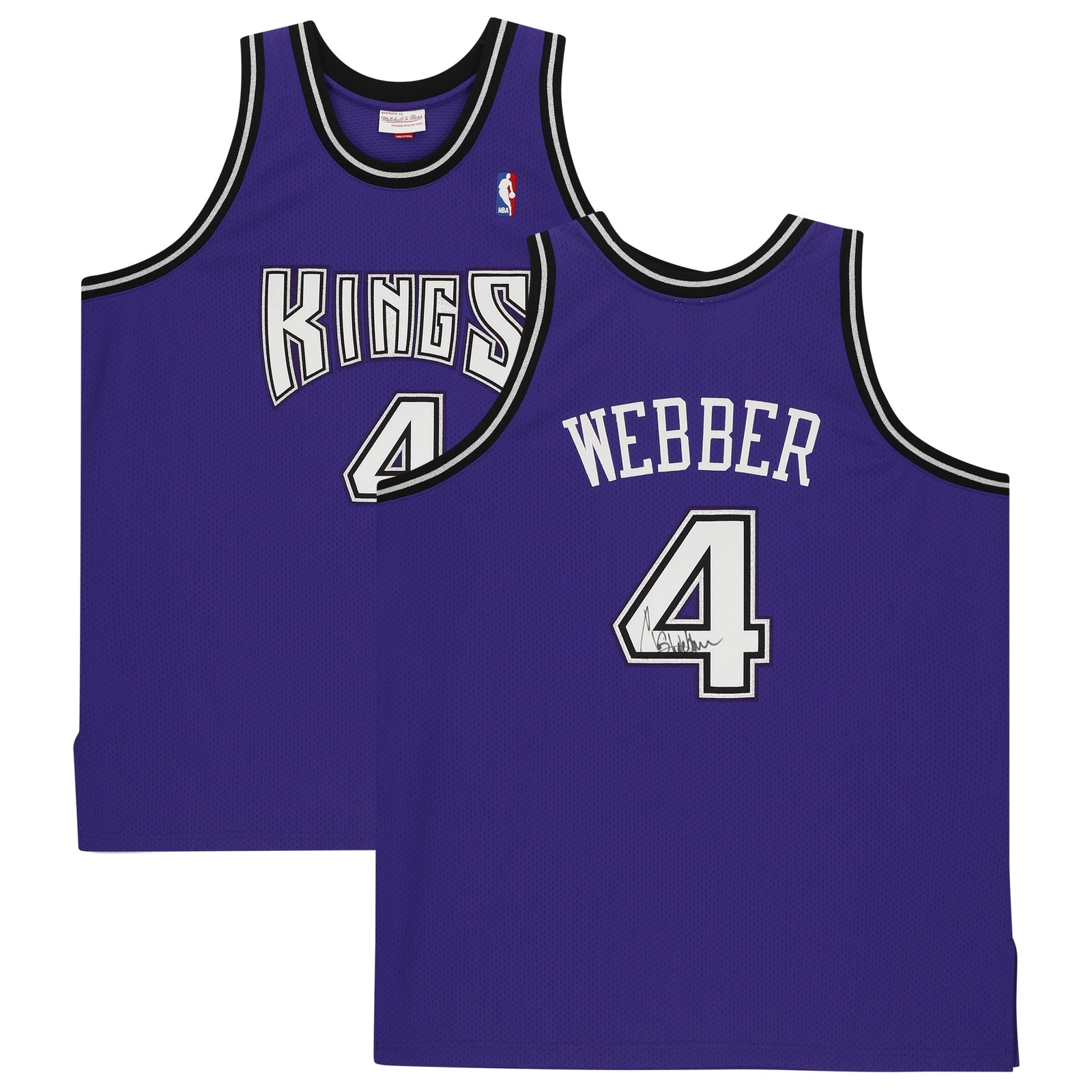 Chris Webber Sacramento Kings Fanatics Authentic Autographed 1998 - 99 Mitchell & Ness Authentic Jersey - Purple - The Ballers Bank