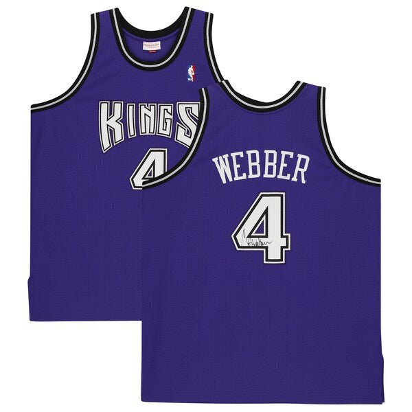 Chris Webber Sacramento Kings Fanatics Authentic Autographed 1998 - 99 Mitchell & Ness Authentic Jersey - Purple - The Ballers Bank