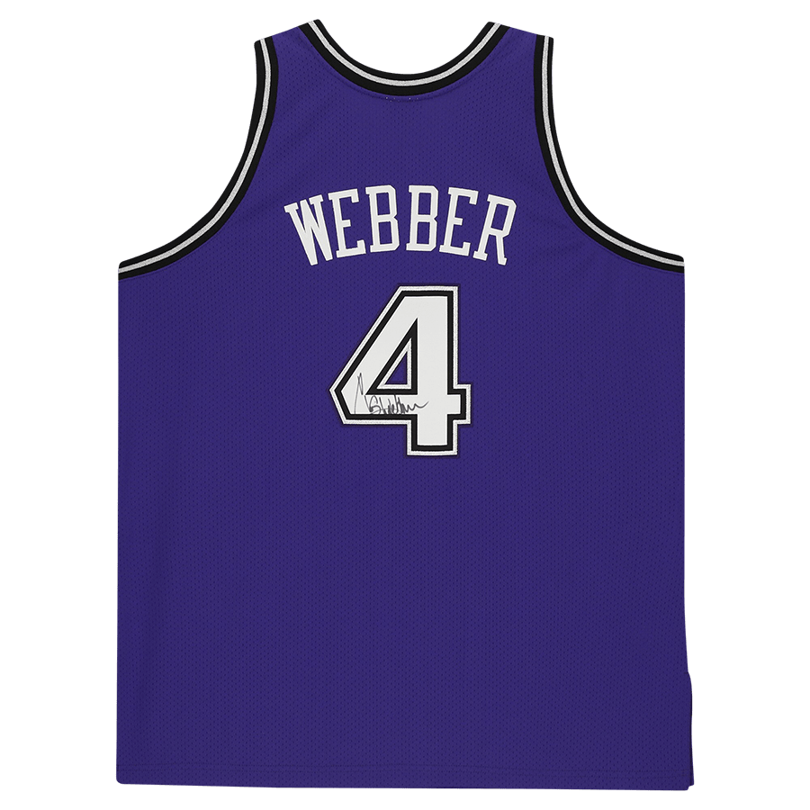 Chris Webber Sacramento Kings Fanatics Authentic Autographed 1998 - 99 Mitchell & Ness Authentic Jersey - Purple - The Ballers Bank