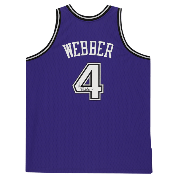 Chris Webber Sacramento Kings Fanatics Authentic Autographed 1998 - 99 Mitchell & Ness Authentic Jersey - Purple - The Ballers Bank