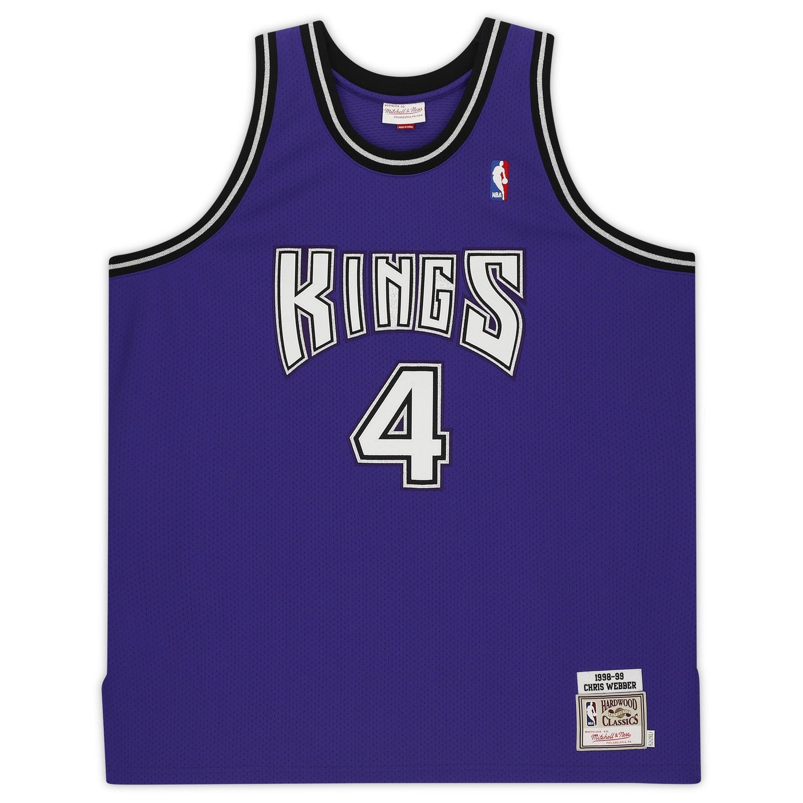 Chris Webber Sacramento Kings Fanatics Authentic Autographed 1998 - 99 Mitchell & Ness Authentic Jersey - Purple - The Ballers Bank