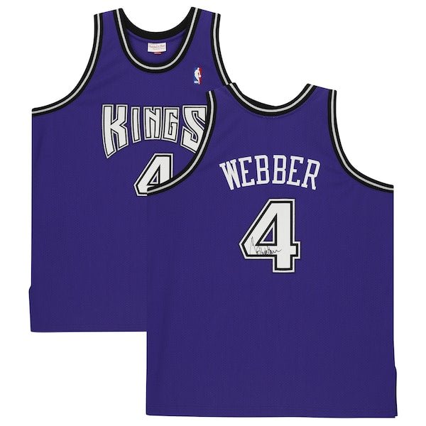 Chris Webber Sacramento Kings Fanatics Authentic Autographed 1998 - 99 Mitchell & Ness Authentic Jersey - Purple - The Ballers Bank