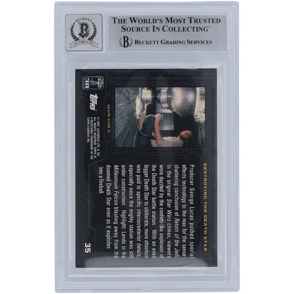 Chuck Wiley Star Wars Autographed 2007 Topps 30th Anniversary 35 BGS Authenticated 10 Card - The Ballers Bank