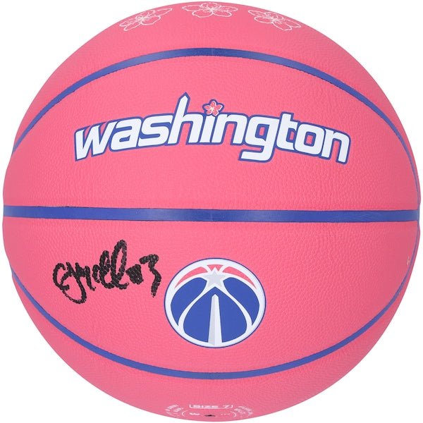CJ McCollum Washington Wizards Autographed Fanatics Authentic Wilson 2022 - 23 City Edition Collector's Basketball - The Ballers Bank