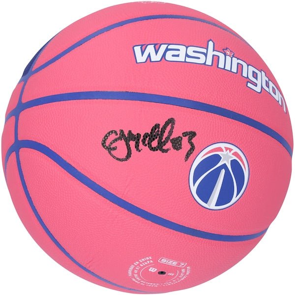 CJ McCollum Washington Wizards Autographed Fanatics Authentic Wilson 2022 - 23 City Edition Collector's Basketball - The Ballers Bank