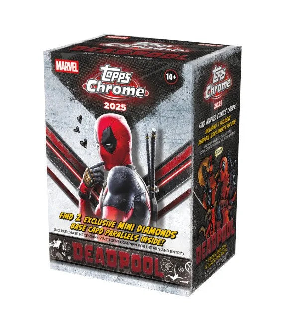 2025 Topps Chrome Marvel Deadpool Blaster 40 Box Case (Ships Sealed Only) - B16