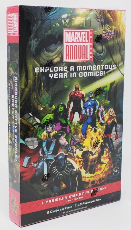 2020-21 Marvel Annual Trading Cards 16 Box Case (Upper Deck) (Ships Sealed Only) - B2