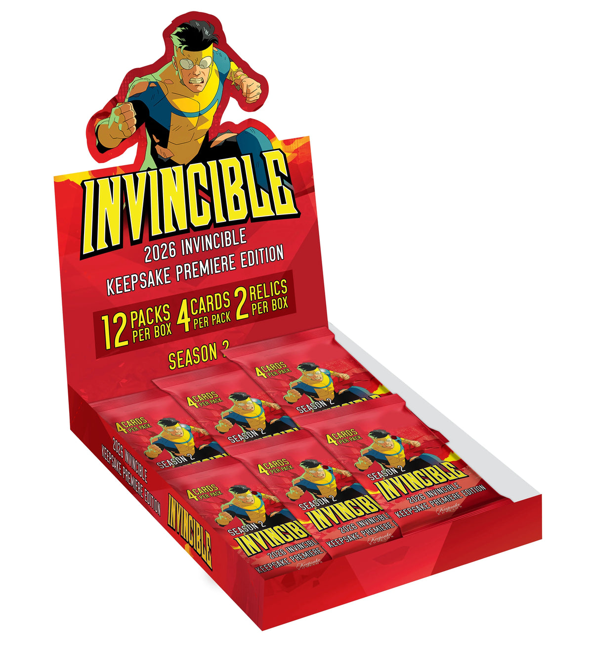 2026 Keepsake Invincible Season 2 Premiere Hobby 10 Box Case - B | P4314503
