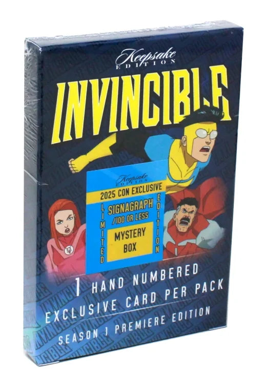 2025 Invincible Season 1 Premiere Signed Card | LA Comic Con Exclusive Laser Signagraph