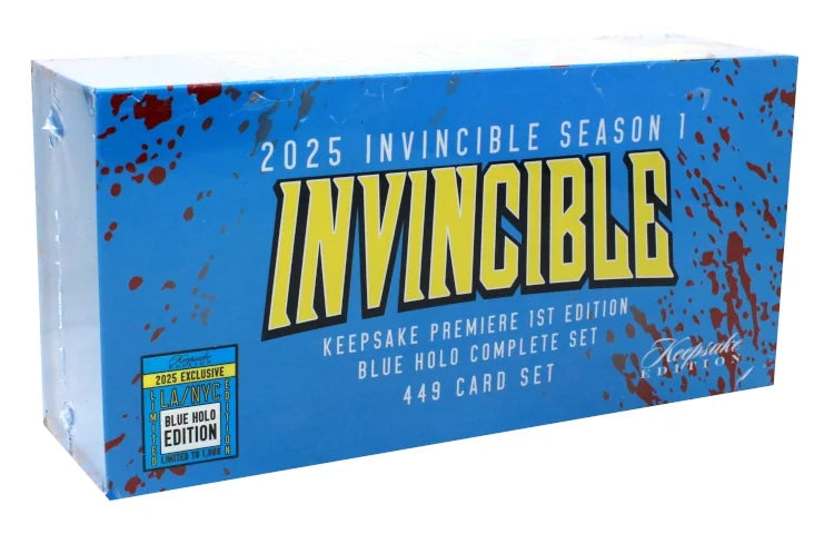 2025 Keepsake Invincible Season 1 Premiere | Comic Con Exclusive Blue Holo Set