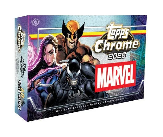 2026 Topps Marvel Comics Chrome Hobby 8 Box Case (Ships Sealed Only)