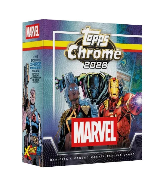 2026 Topps Marvel Comics Chrome Mega Box Case | 20 Boxes (Ships Sealed Only)