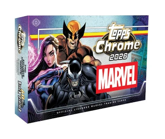 2026 Topps Marvel Comics Chrome Hobby Box (Ships Sealed Only)