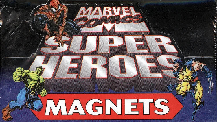 Marvel Comics Superheroes Magnets Box | 24 Packs