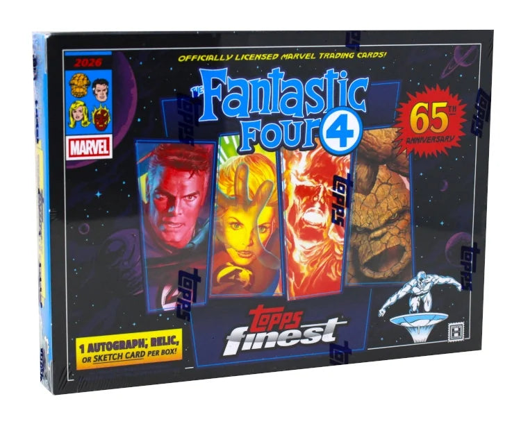 2026 Topps Marvel Finest Fantastic Four 65th Anniversary Hobby 8 Box Case (Ships Sealed Only)