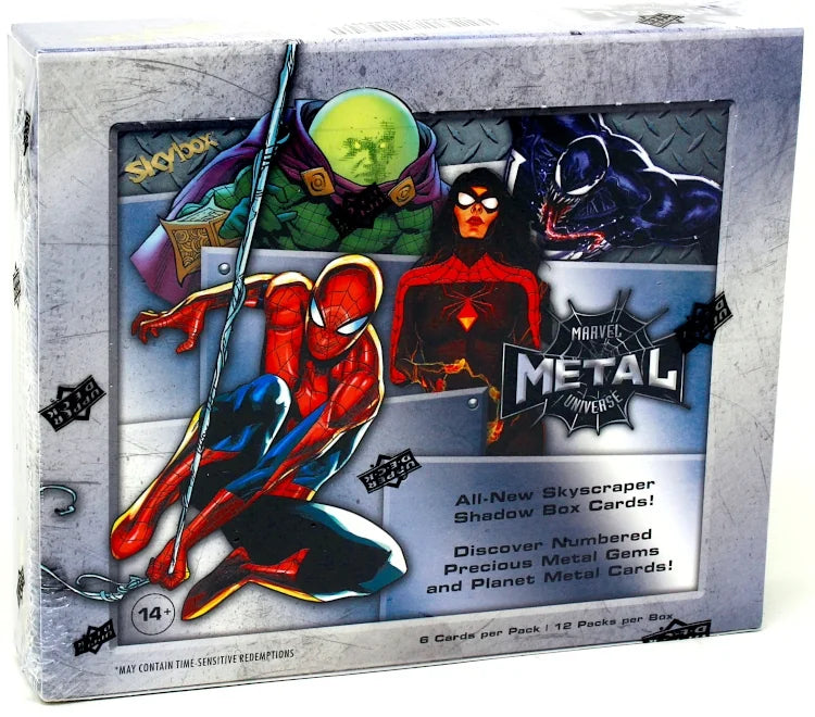 Marvel Spider-Man Metal Universe Trading Card Box | Upper Deck (Ships Sealed Only)