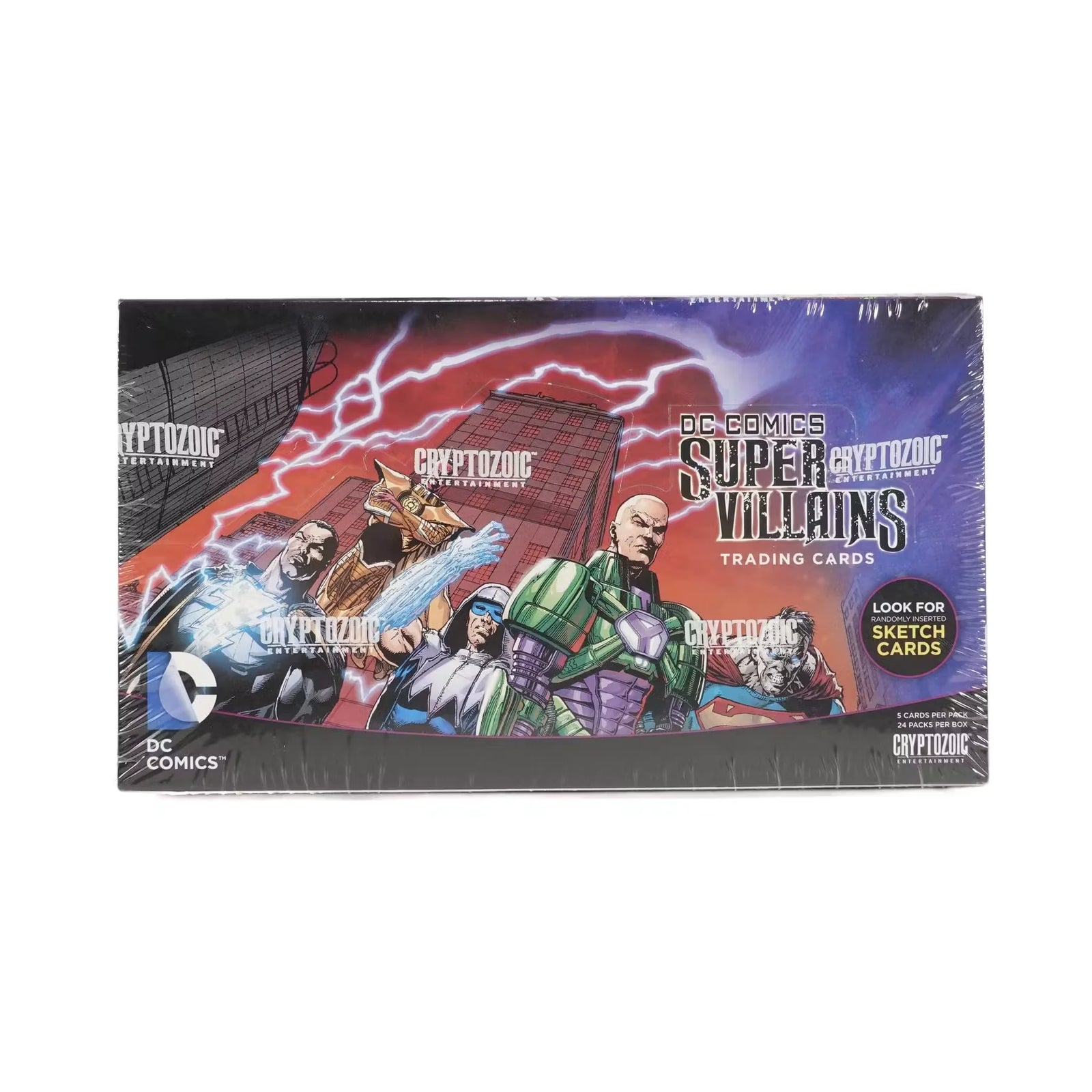 2015 Cryptozoic DC Comics Super-Villains Hobby Box | 24 Packs