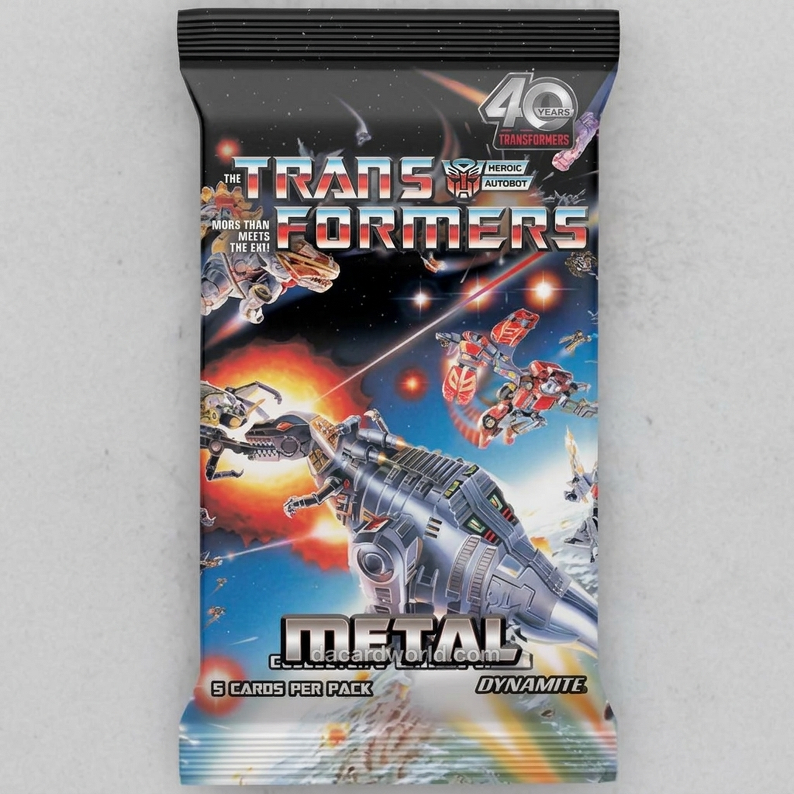 2026 Dynamite Transformers Metal Collector 12-Box Case | Presell