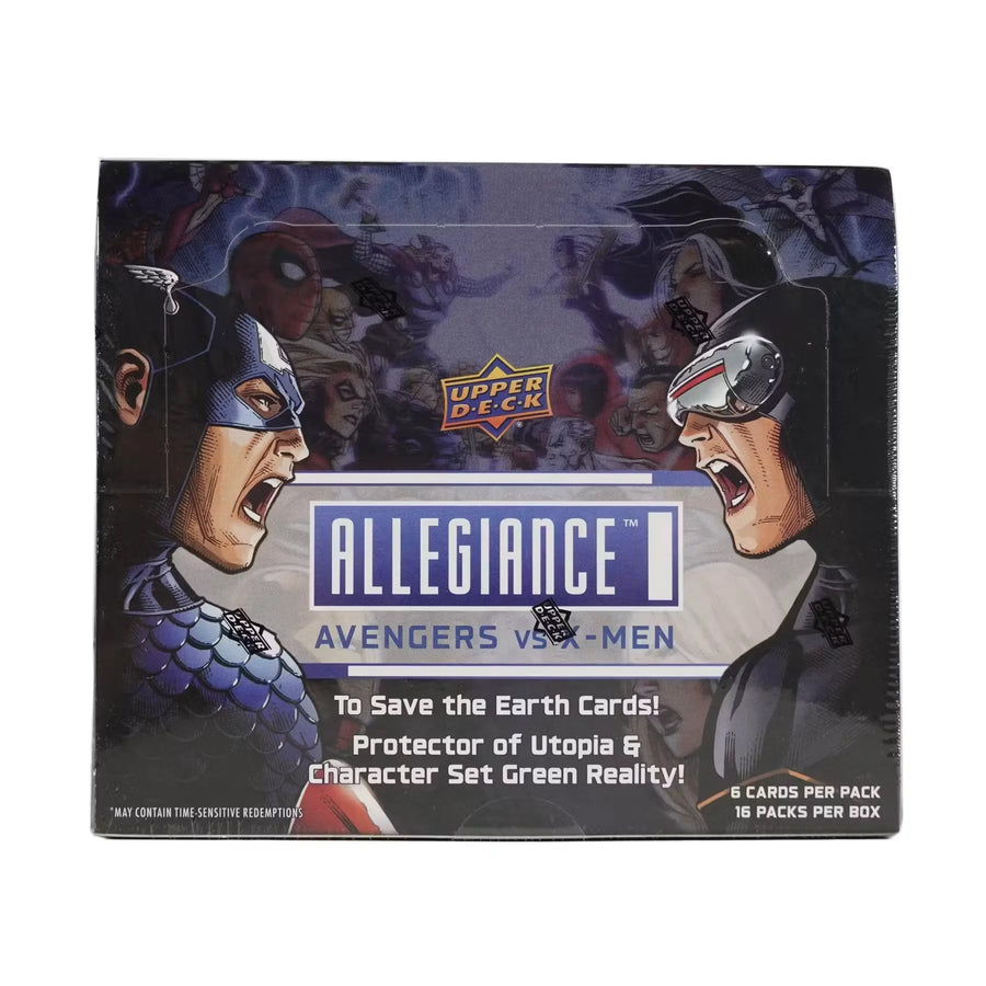 Marvel Allegiance: Avengers VS X-Men Hobby Box (2023 Upper Deck) (Ships Sealed Only) - D2