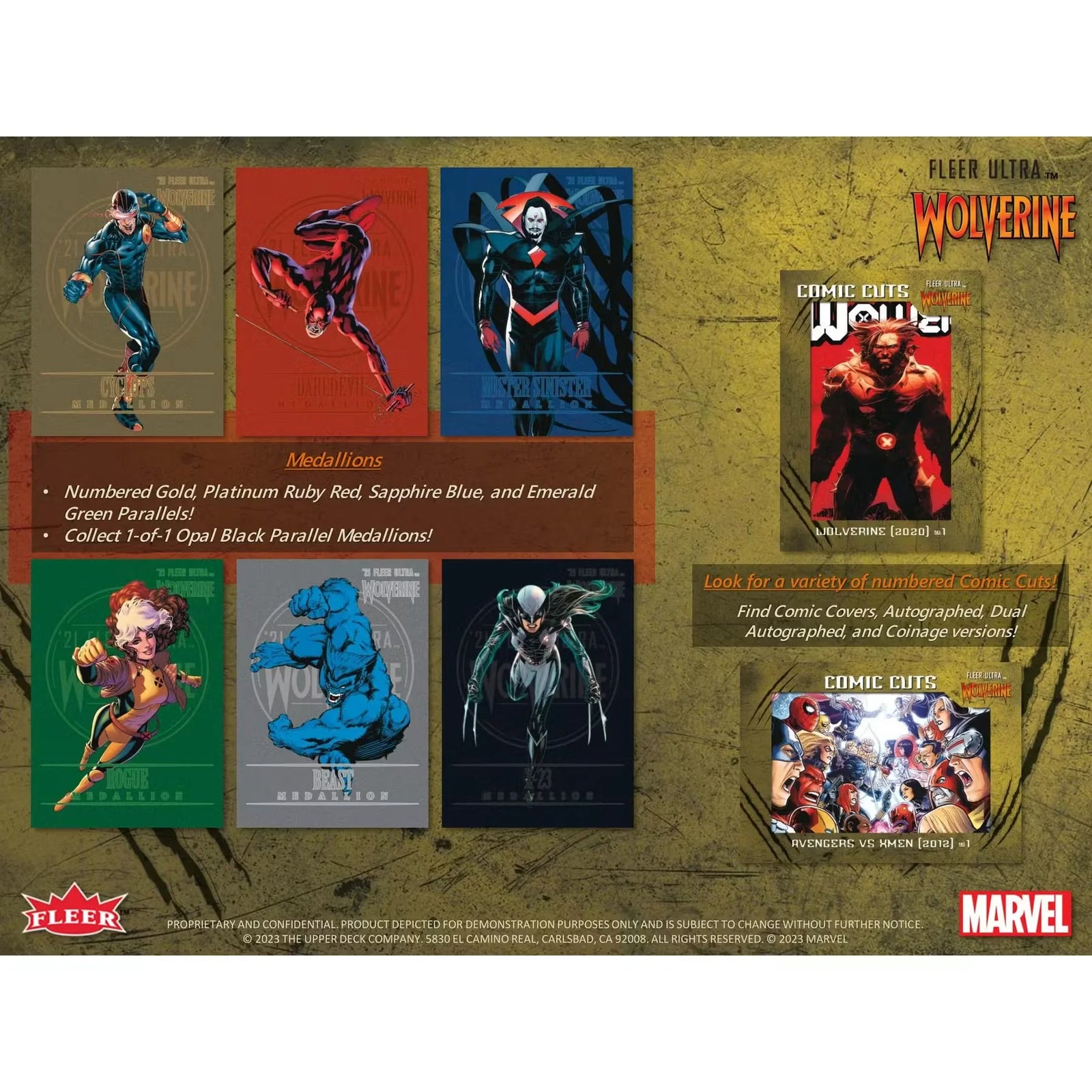 2024 Upper Deck Marvel Fleer Ultra Wolverine Hobby Box (Ships Sealed Only)