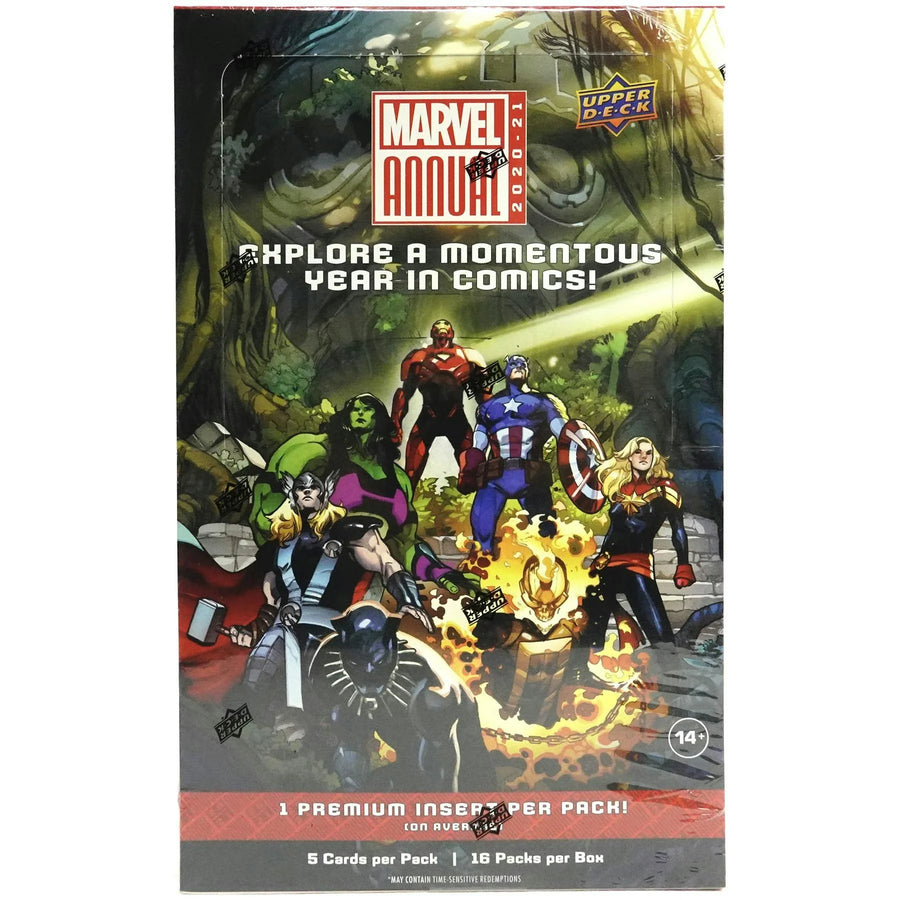 2020-21 Upper Deck Marvel Annual Hobby Box (Ships Sealed Only) - D