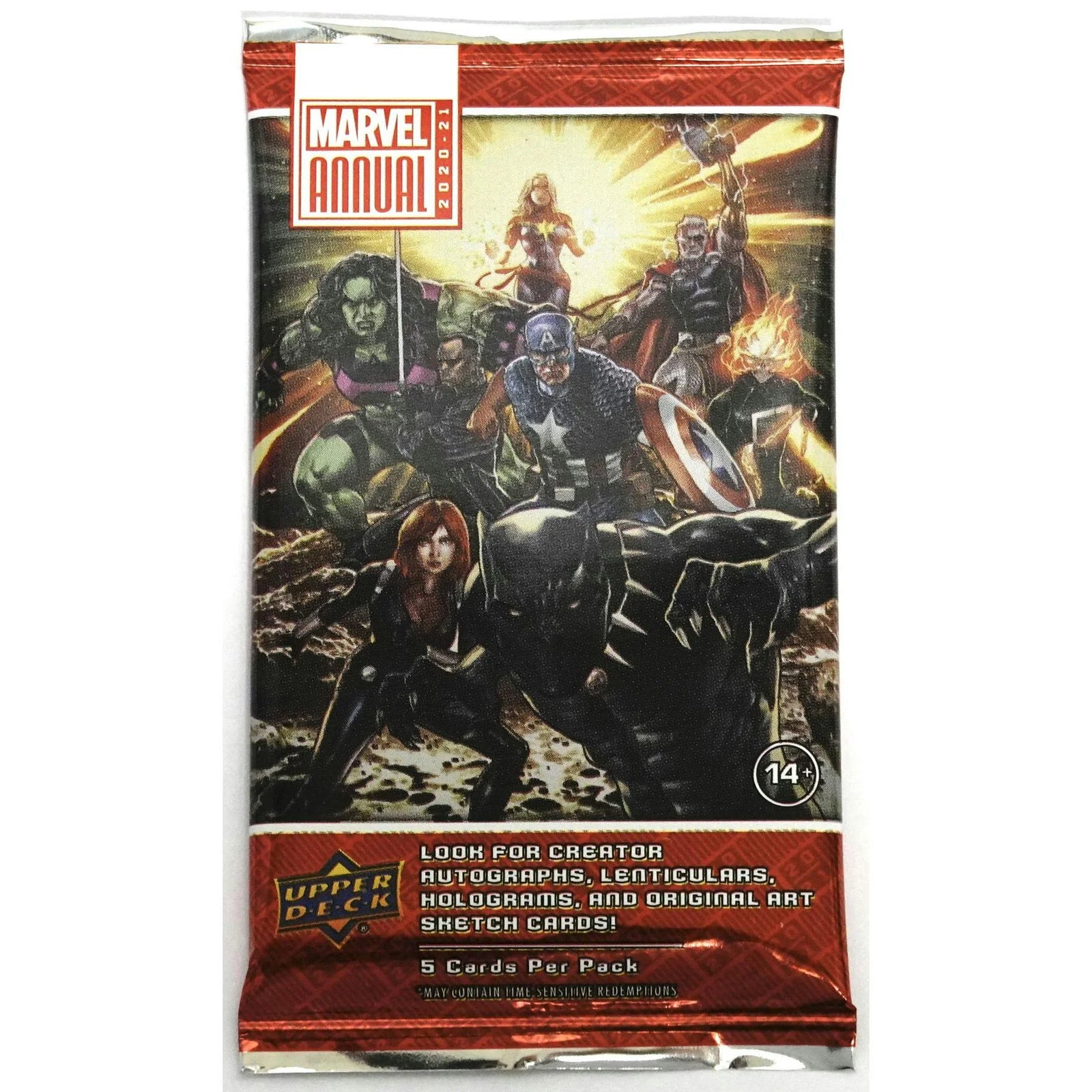 2020-21 Upper Deck Marvel Annual Hobby Box (Ships Sealed Only) - D