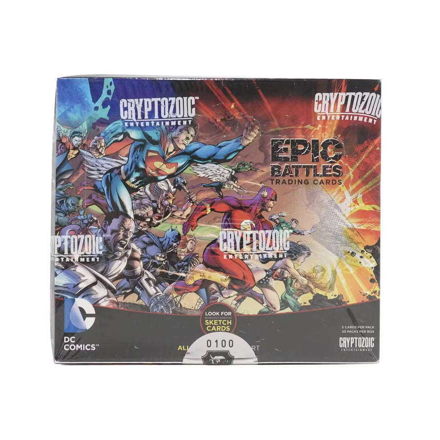 2014 Cryptozoic DC Comics Epic Battles Trading Cards Box (Ships Sealed Only)