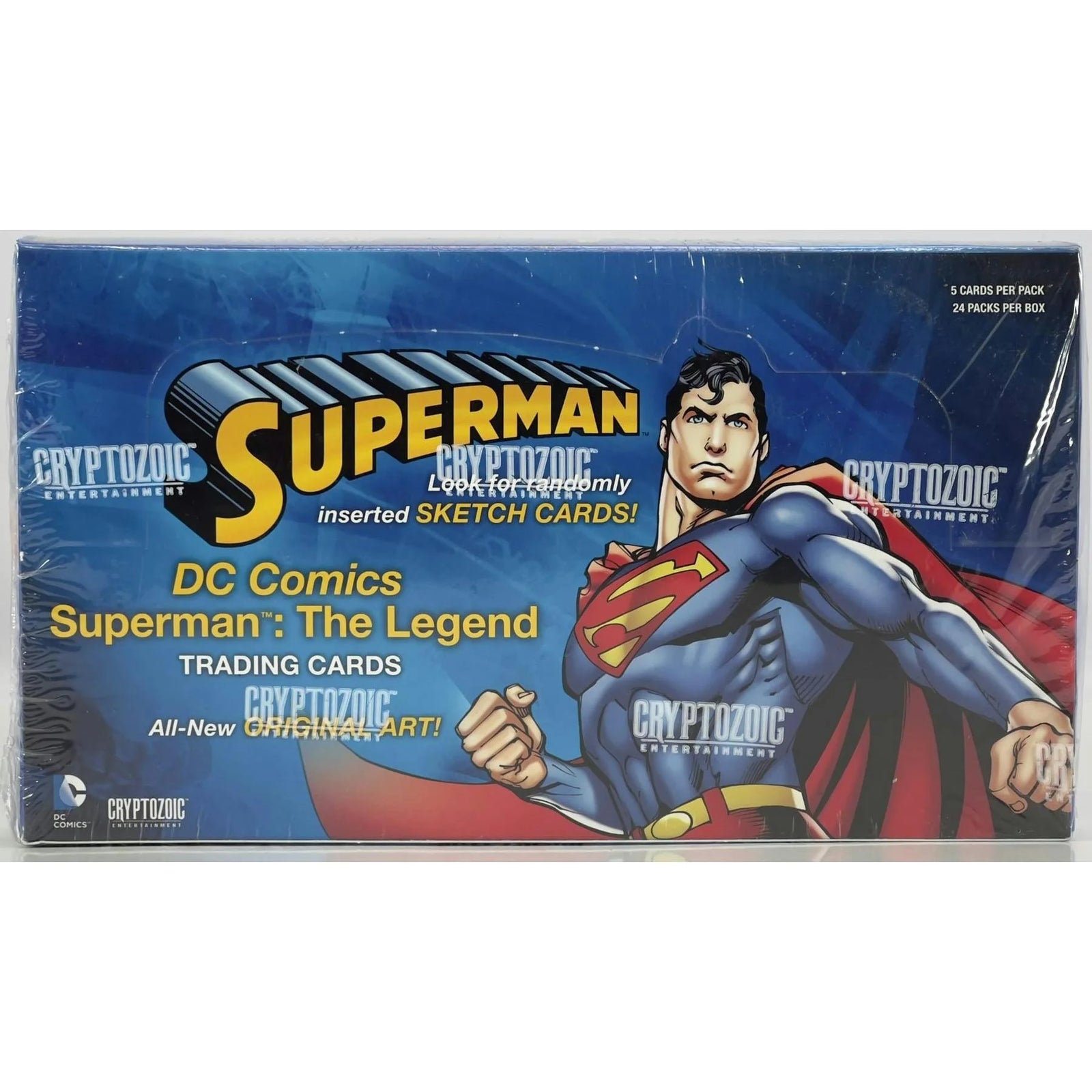 Superman The Legend Trading Cards Box | 2013 Cryptozoic (Ships Sealed Only)