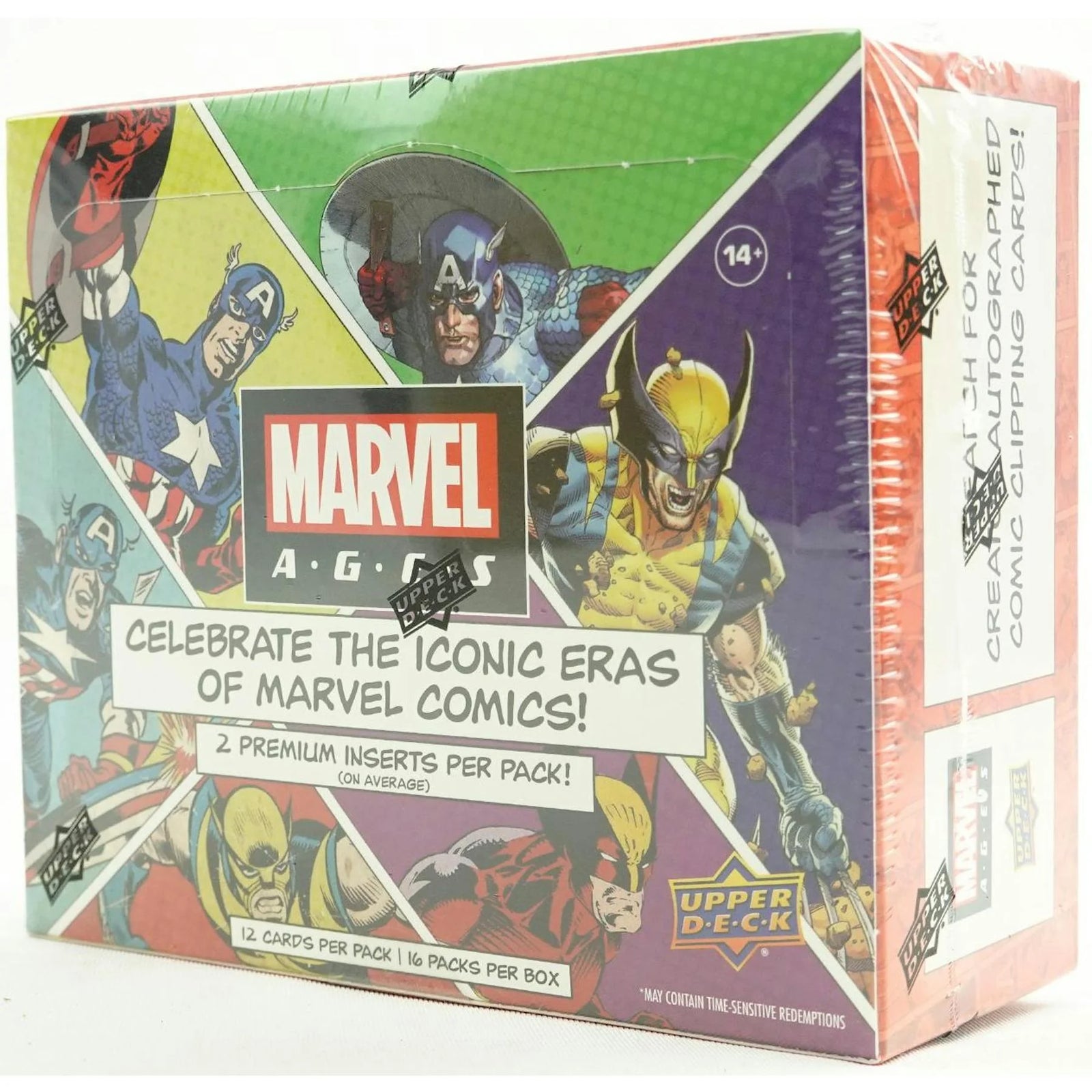 Marvel Ages Trading Cards Hobby Box (2020 Upper Deck) (Ships Sealed Only)